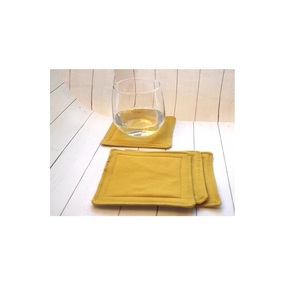 Creative Linen Coaster for Placemat <b>Square</b> Coaster Made of Best Quality Fabric Mats & Pads Linen coaster for Low Price - Product Image 6