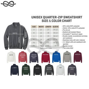 Customized Unisex <b>Quarter</b> <b>Zip</b> Pullover Personalized Name Sweatshirt Unique <b>Quarter</b> <b>Zip</b> Sweater Men <b>Women</b> Breathable - Product Image 2