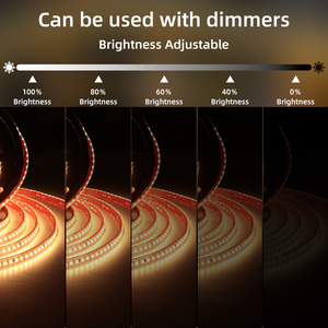 Tira de <span class=keywords><strong>LED</strong></span> 2835 para Exteriores OEM, Impermeable IP67, 220V/110V, 120 <span class=keywords><strong>LED</strong></span>/M, Alto Brillo, Sin Parpadeo, Regulable, Continua, 50m de Longitud - Product Image 2