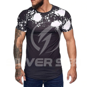 Camiseta de gimnasio de secado rápido con logotipo personalizado unisex Camiseta sin mangas para correr deportiva informal para hombre con diseño de manga corta - Product Image 4