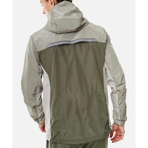 Veste coupe-vent légère pour homme de haute qualité, col montant, respirante, imperméable, fermeture éclair sur le devant, pour une utilisation en extérieur - Product Image 3