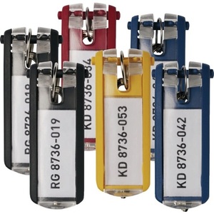 Porte-clés en plastique, porte-clés durable, clip à clés, couleurs assorties - Product Image 1