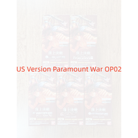 Paramount War OP-02 Pack de rappel individuel, Jeu de cartes à collectionner d'anime, Version anglaise, Cartes de collection pour cadeau et collection