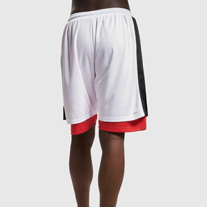 Pantalones cortos de sublimación con estampado de moda de verano, pantalones cortos de malla para hombre, pantalones cortos con cintura elástica hechos en Pakistán - Product Image 3
