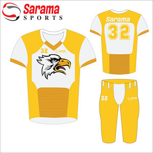 Uniforme de football américain de la meilleure qualité, ensembles de nouveau style pour adultes, logo personnalisé imprimé, option grande taille - Product Image 3