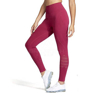 Entrenamiento Gimnasio Ropa de fitness Mujeres Cintura elástica Yoga Leggings Nuevo estilo Más vendidos Mujeres Yoga Leggings Hecho en Pakistán - Product Image 1