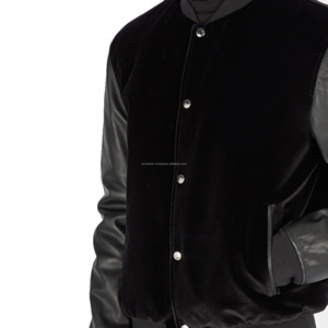 Chaquetas Varsity Vintage Unisex, Cálidas para Invierno, de Lana Melton, Estilo Béisbol Universitario, con Bordado de Logotipo Personalizado, con Piel de Oveja - Product Image 1