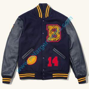 Vente en gros Chenille Patch Varsity Jacket Letterman personnalisé avec logo de l'école OEM Commande en gros pour les équipes et les marques Varsity de haute qualité - Product Image 6