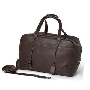 Nouveau sac de voyage en cuir PU de haute qualité pour hommes, sac à main polochon avec fermeture éclair - Product Image 1