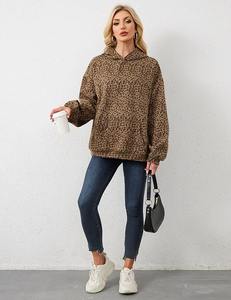 เสื้อมีฮู้ดผู้หญิงหรูหราลายพรางใหม่เสื้อมีฮู้ดผ้าฟลีซซักผ้าฝ้ายคุณภาพสูงเสื้อสวมหัวเสื้อแนวสตรีทเฮฟวี่เวทเสื้อผ้าฤดูหนาวฤดูใบไม้ร่วง - Product Image 5