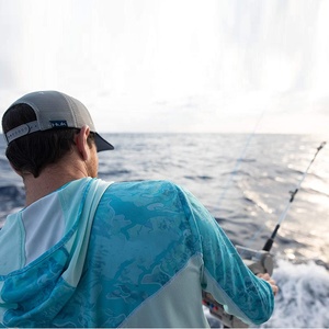 Nueva Camiseta de Pesca para Hombre de Alta Calidad con Diseño Personalizado, Protección Solar UPF 50+, Transpirable, de Secado Rápido, Manga Larga, con Capucha, 220g Plus - Product Image 6