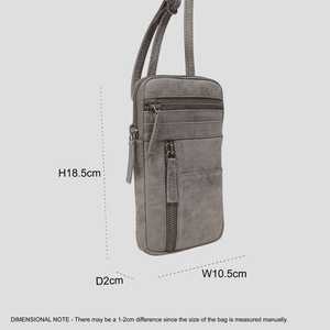 <b>Top</b> Quality <b>Distressed</b> Antique Rugged Look Vintage Genuine Leather Phone Crossbody Bag Vintage Style <b>Top</b> Indian Supplier - Product Image 3