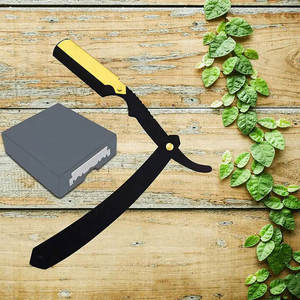 Maquinilla de afeitar de la mejor calidad al por mayor con logotipo personalizado, maquinillas de afeitar rectas de acero inoxidable para salón, los mejores productos, maquinilla de afeitar de peluquero - Product Image 3