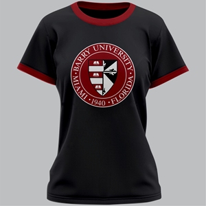 Barry University Chemise de qualité supérieure pour femme Confortable Regular Classic Breathable Everyday Wear Sportswear Logo sans col - Product Image 2
