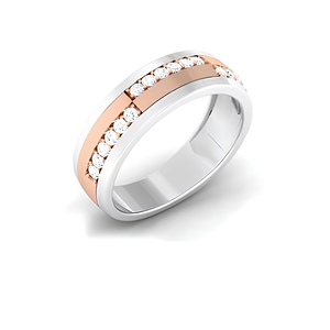 Anillo de mujer con diamante Natural certificado VDS IGI, joyería fina de lujo de corte brillante de oro sólido blanco de 14K/18K para - Product Image 3