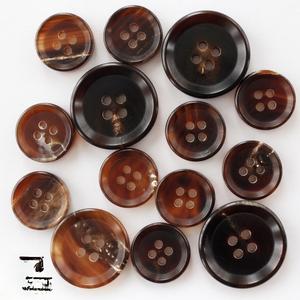 Botones de Cuerno de Búfalo Natural al por Mayor, Acabados y Coloridos para Accesorios de Ropa, Alta Calidad - Product Image 2