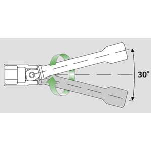 Extensiones de Llave Stahlwille de 3/8'' con Accionamiento Oscilante - Product Image 2