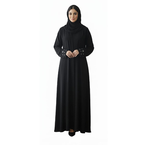Abaya de Noche Modesta para Mujer, Diseño Elegante, Tela Suave, Disponible a un Precio Razonable - Product Image 1