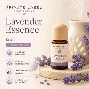 Private Label Lavender Fragrance Essence 12ml OEM | Aromatic <b>Oil</b> for <b>Burners</b> & Humidifiers | Spain EU - Product Image 2