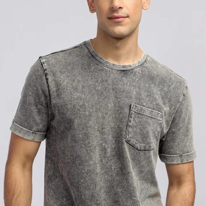 T-shirt pour homme surdimensionné 100% coton Streetwear vintage Logo personnalisé OEM T-shirt imprimé - Product Image 6