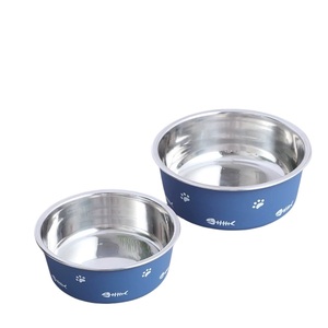 Durable Stainless Steel Weighted Pet Bowl with Non-Slip Feature and Dishwasher Safe for Dogs & Cats - Product Image 1
