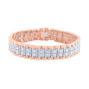 สร้อยข้อมือทองขาว18K สุดหรูสำหรับผู้หญิงสร้อยข้อมือแฟชั่นสำหรับงานแต่งงาน - Product Image 1