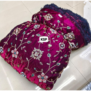Tissu de mode brodé non tissé de luxe inspiré de Fendy pour les accessoires de mariage pour garçons et filles - Product Image 5
