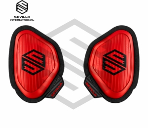 Protège-genoux de course moto en bois, protège-genoux fluorescents pour la piste et la route, protège-genoux de course en plastique haute résistance aux chocs - Product Image 3