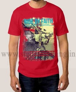 Vente en gros T-shirt personnalisé pur 100% coton bio lavé à col rond et à manches courtes avec impression Conception graphique personnalisée T-shirt avec impression - Product Image 6