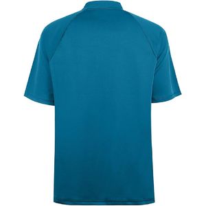 Bonne qualité été hommes séchage rapide décontracté pour polo à manches courtes Simple élégant broderie Logo tricoté tissu imprimé - Product Image 2