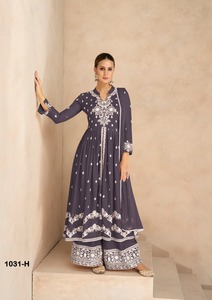 Dernier modèle de salwar kameez en rayonne lourde, imprimé numérique, style pakistanais, robe indienne/pakistanaise, modèle fantaisie FZO4, rayonne Malai - Product Image 2