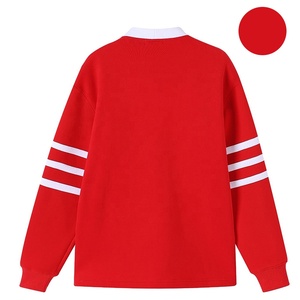 Cardigan chaud en polaire d'hiver pour homme, cardigan rayé, patchwork, broderie, pull, manteau, tricoté, unisexe, logo personnalisé, marque privée - Product Image 2