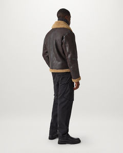 Veste en cuir pour homme élégante noire d'hiver 2026, toutes tailles, avec logo personnalisé et fermeture éclair, veste à étiquette privée - Product Image 3