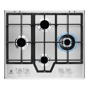 SERIE 600 Kgs64562Sx Plaque de cuisson à gaz 4 zones Steppower Inox (60cm) - Product Image 1