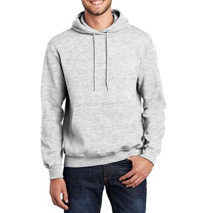 Sudaderas con Capucha de Algodón Grueso de Alta Calidad para Hombre, Diseño Personalizado, Patrón Sólido, Corte Regular, Forro Polar, Bolsillos, Invierno - Product Image 1