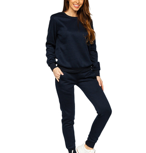 Chándal en blanco personalizado con tu propio logotipo, chándales para correr para mujer, chándales personalizados para mujer y conjunto de pantalón, conjuntos de Fitness para mujer - Product Image 1