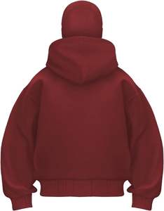 Cagoule à capuche pour homme Veste à demi-fermeture à glissière Sweat-shirt à capuche double Manteau athlétique résistant au vent - Product Image 4