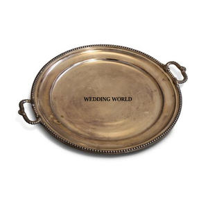 Bandeja decorativa de lujo para Chocolate de acero inoxidable, bandeja de Chocolate chapada en plata, bandeja de Chocolate nueva y elegante clásica - Product Image 3