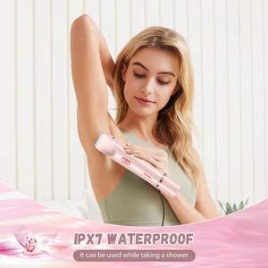 Rasoir électrique rechargeable pour femmes avec double lame, utilisation humide et sèche, étanche IPX7, pour le corps et la zone du bikini, tondeuse lavable - Product Image 3