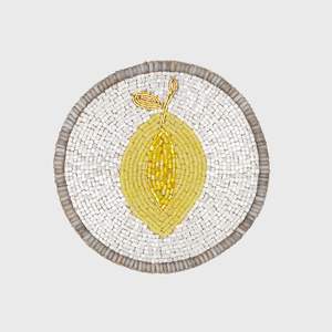 Handmade <b>Beaded</b> Embroidery <b>Coaster</b> for Dining Table Wedding Gift Handcrafted <b>Beaded</b> <b>Coasters</b> Wholesale With Custom Design - Product Image 6