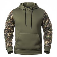 Sweat à Capuche Camouflage Premium Pull Polaire Sweat avec Poche Kangourou Manches Longues Marque Privée Personnalisé Chasse Hoodies En Vrac