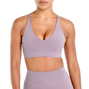 Sujetador deportivo de gimnasio para mujer de alta calidad para Fitness Yoga Running Sujetador elástico de entrenamiento transpirable en estilo informal - Product Image 5