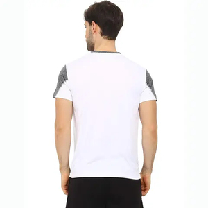<b>Men's</b> High Quality Custom Color Cotton T-Shirt Crew Neck <b>Stretch</b> Design Quick Dry Breathable Loose Fit Casual - Product Image 1