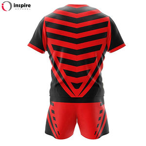 Uniforme de Rugby de poliéster 100% sublimado personalizado, ropa deportiva transpirable para hombres unisex, diseño de conjunto - Product Image 5