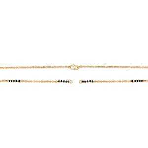Cadena Mangalsutra de Oro Elegante para Mujer - Joyería Coleccionable Cultural - Product Image 4