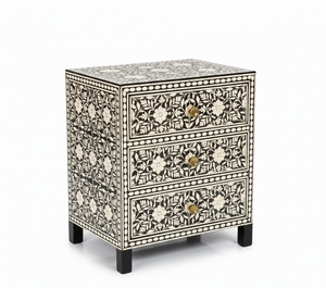 Mesita de Noche Moderna de Lujo con Incrustaciones de Hueso, Estilo Fantasía, Duradera, Hecha a Mano, Muebles de Madera para Sala de Estar, Decoración, Precio Más Bajo - Product Image 4