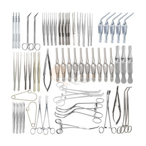 Ensemble complet de chirurgie vasculaire majeure 62 pièces Instruments chirurgicaux manuels en acier inoxydable de haute qualité certifiés MOL - Product Image 5