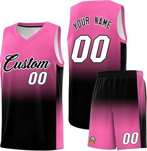 Ropa de baloncesto de sublimación al por mayor de alta calidad, Camiseta deportiva, logotipo de equipo personalizado, número, uniforme de baloncesto - Product Image 1