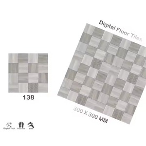 Vistaar, nuevo diseño de flores modernas, baldosas de cerámica, 300x300mm, Digital, brillante, esmaltado, antideslizante, mate, rectificado, 12x12 - Product Image 2