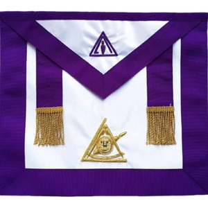 Regalia Lodge Masonic White Member <b>Apron</b> Lambskin - Product Image 3